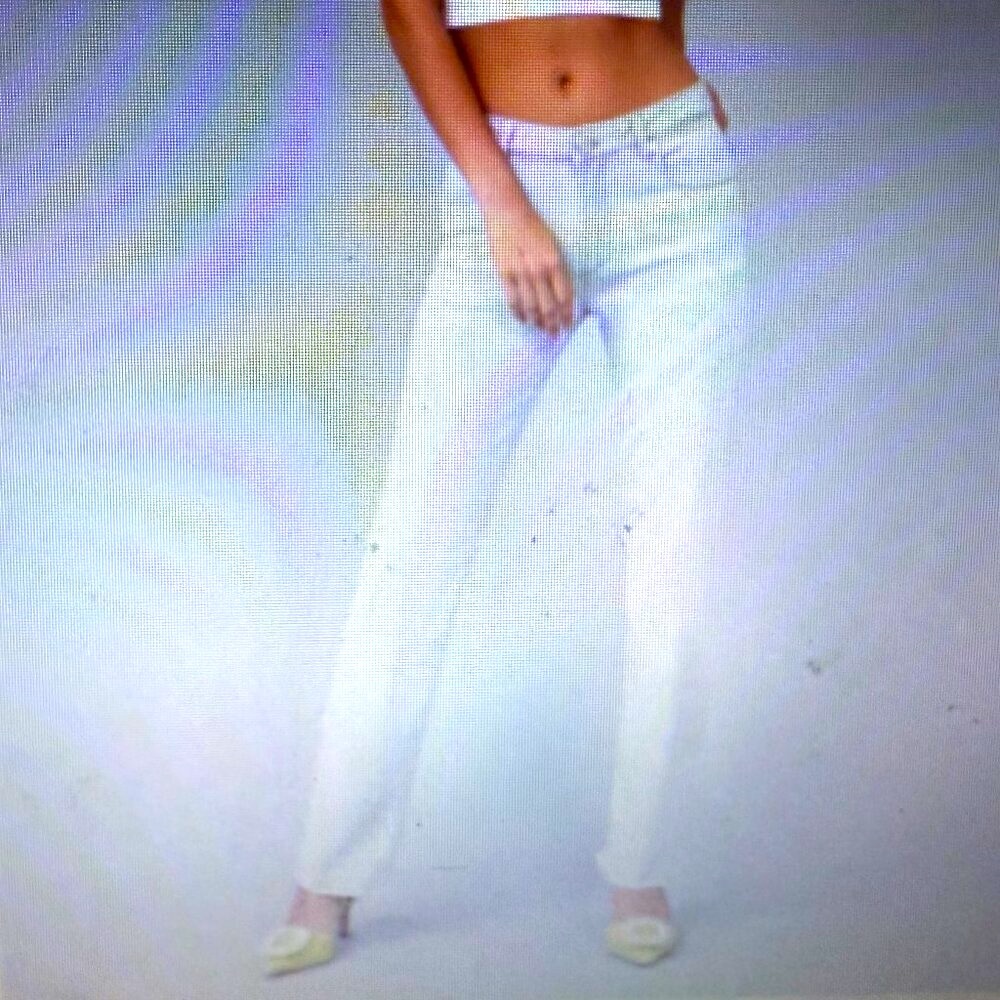 Lola JASPER-MA Grey Mid Rise Straight Jean Sz 28